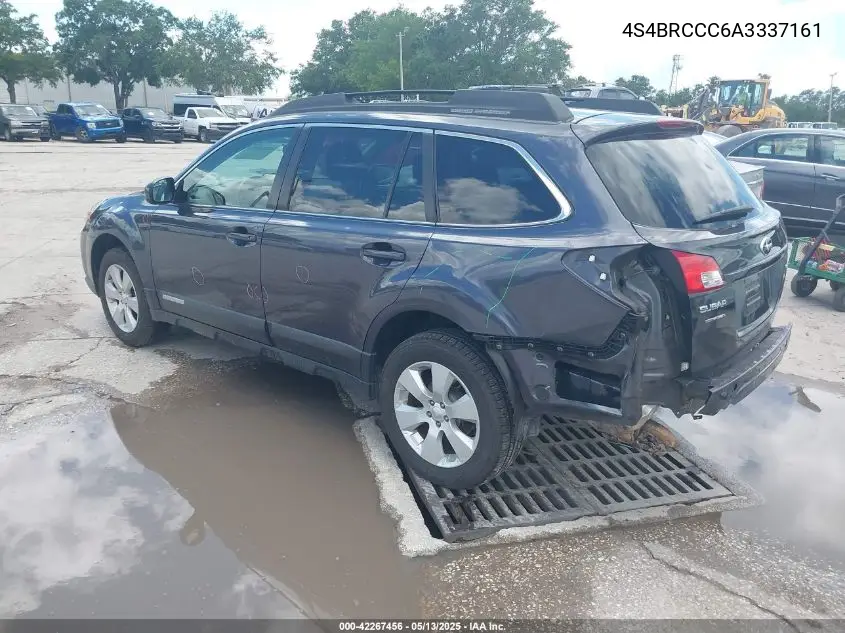 2010 Subaru Outback 2.5I Premium VIN: 4S4BRCCC6A3337161 Lot: 42267456