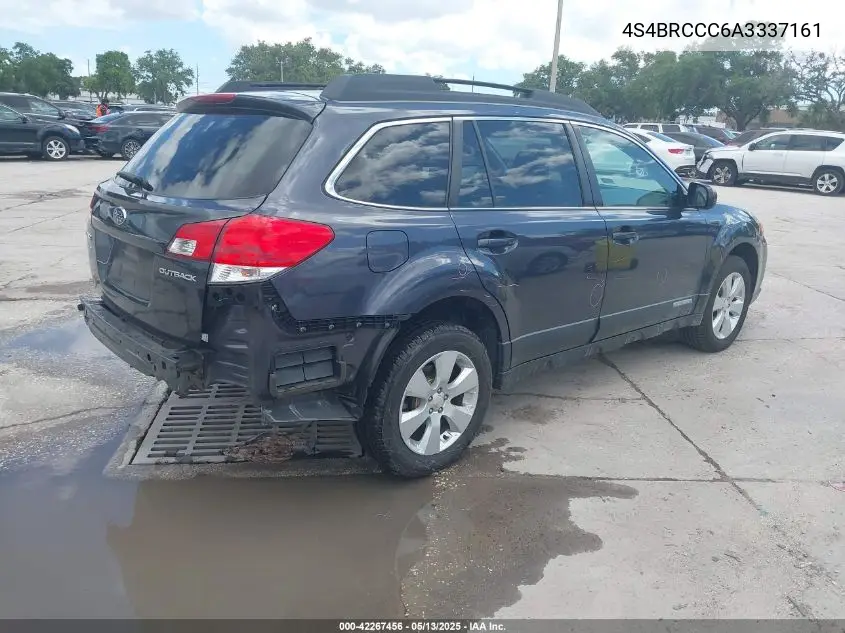 2010 Subaru Outback 2.5I Premium VIN: 4S4BRCCC6A3337161 Lot: 42267456