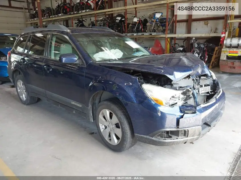 2010 Subaru Outback 2.5I Premium VIN: 4S4BRCCC2A3359156 Lot: 42613320