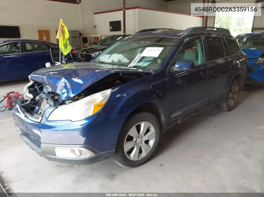 2010 Subaru Outback 2.5I Premium VIN: 4S4BRCCC2A3359156 Lot: 42613320
