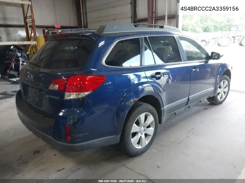 2010 Subaru Outback 2.5I Premium VIN: 4S4BRCCC2A3359156 Lot: 42613320