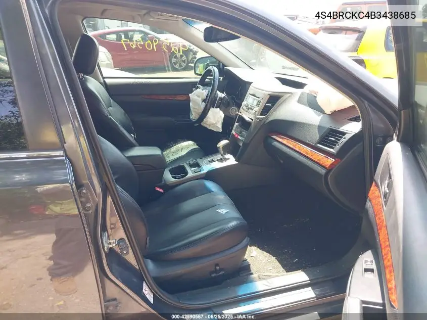 2011 Subaru Outback 2.5I Limited VIN: 4S4BRCKC4B3438685 Lot: 42590567