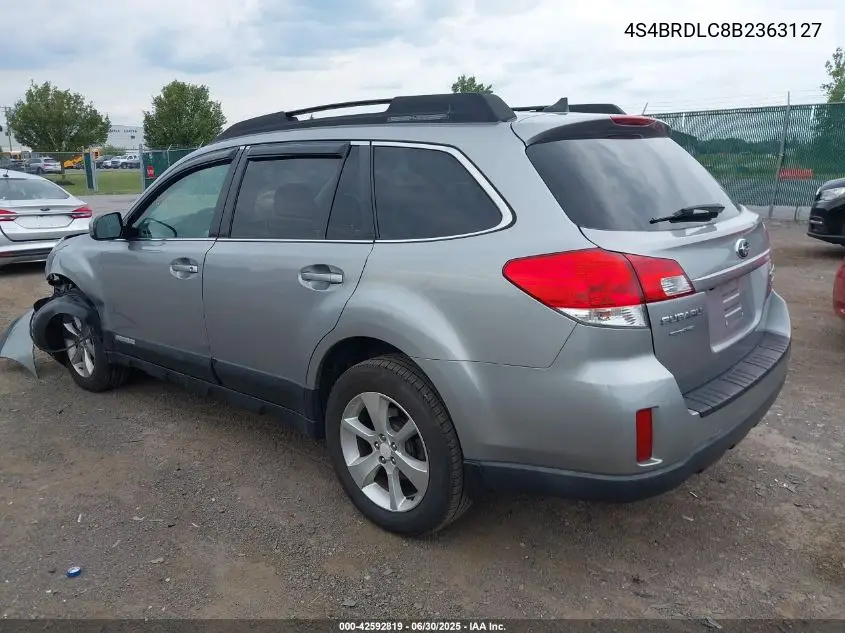 2011 Subaru Outback 3.6R Limited VIN: 4S4BRDLC8B2363127 Lot: 42592819