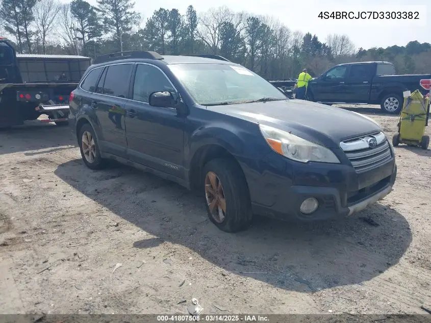2013 Subaru Outback 2.5I Limited VIN: 4S4BRCJC7D3303382 Lot: 41807508