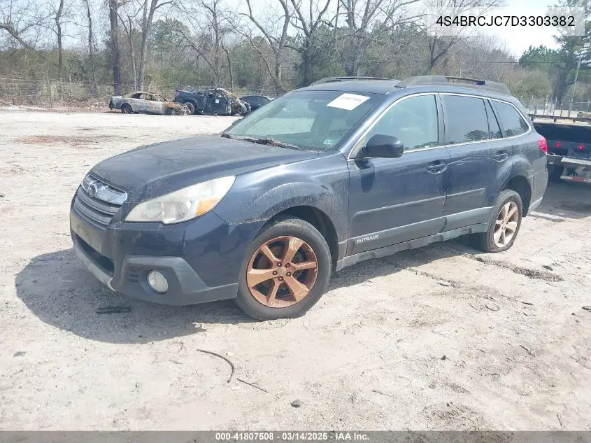 2013 Subaru Outback 2.5I Limited VIN: 4S4BRCJC7D3303382 Lot: 41807508