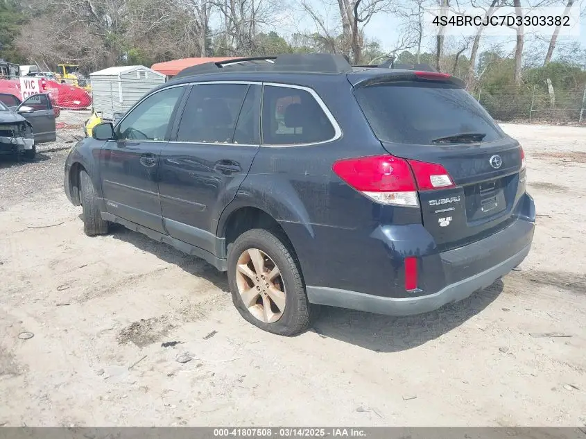 2013 Subaru Outback 2.5I Limited VIN: 4S4BRCJC7D3303382 Lot: 41807508