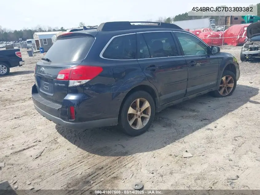 2013 Subaru Outback 2.5I Limited VIN: 4S4BRCJC7D3303382 Lot: 41807508