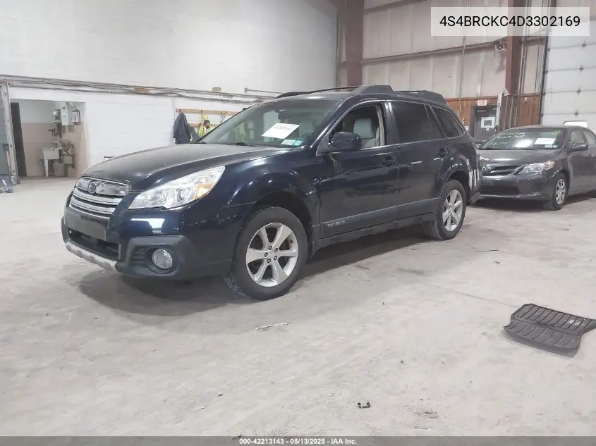 2013 Subaru Outback 2.5I Limited VIN: 4S4BRCKC4D3302169 Lot: 42213143