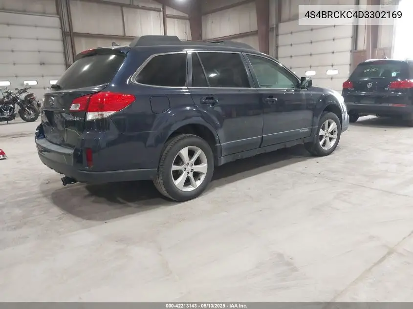 2013 Subaru Outback 2.5I Limited VIN: 4S4BRCKC4D3302169 Lot: 42213143