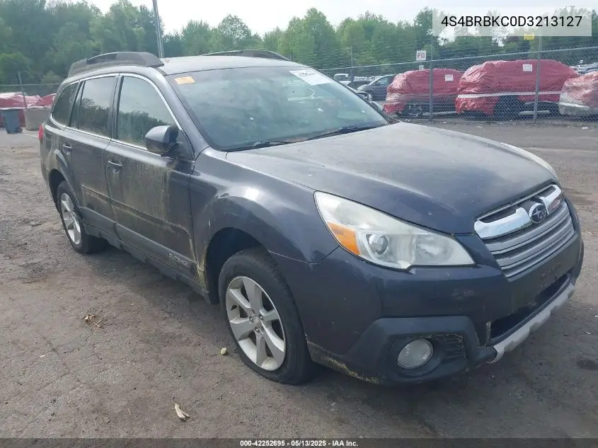 2013 Subaru Outback 2.5I Limited VIN: 4S4BRBKC0D3213127 Lot: 42252695