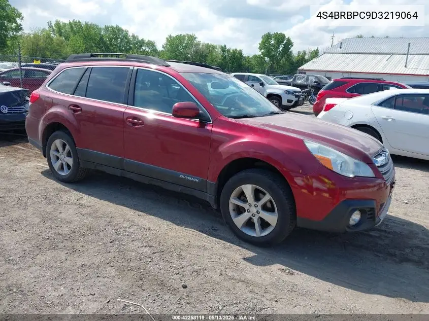 2013 Subaru Outback 2.5I Limited VIN: 4S4BRBPC9D3219064 Lot: 42258119
