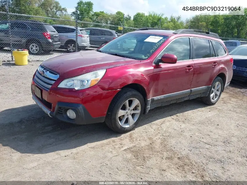 2013 Subaru Outback 2.5I Limited VIN: 4S4BRBPC9D3219064 Lot: 42258119