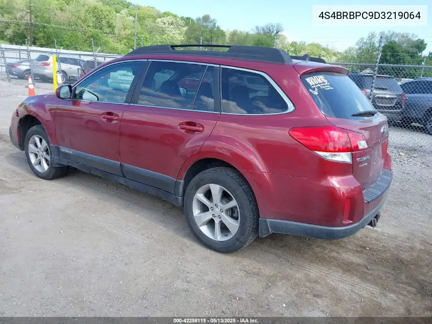 2013 Subaru Outback 2.5I Limited VIN: 4S4BRBPC9D3219064 Lot: 42258119