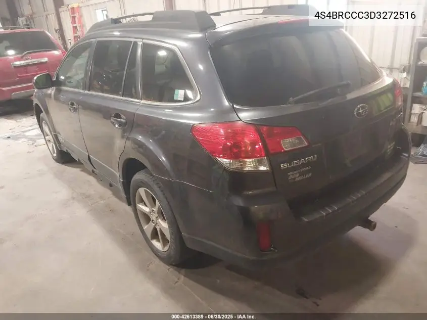 2013 Subaru Outback 2.5I Premium VIN: 4S4BRCCC3D3272516 Lot: 42613389