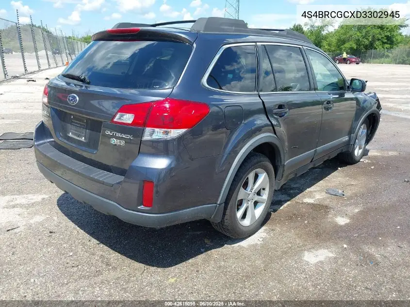 2013 Subaru Outback 2.5I Premium VIN: 4S4BRCGCXD3302945 Lot: 42615095