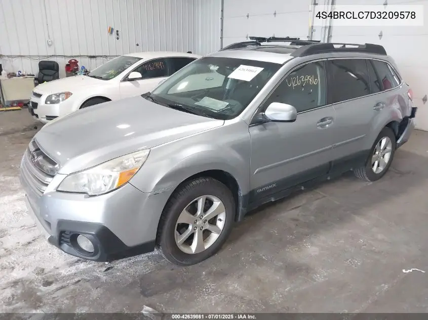 2013 Subaru Outback 2.5I Limited VIN: 4S4BRCLC7D3209578 Lot: 42639861