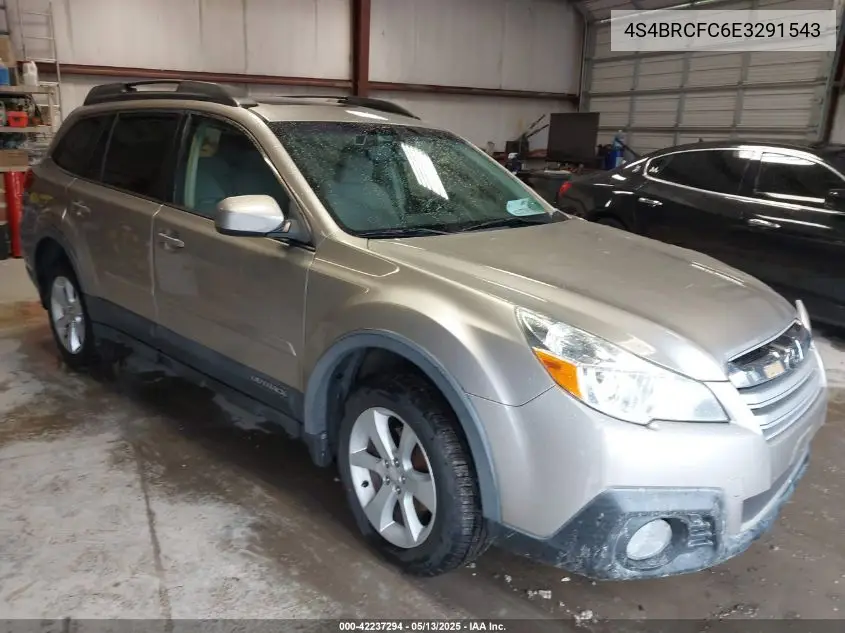 2014 Subaru Outback 2.5I Premium VIN: 4S4BRCFC6E3291543 Lot: 42237294