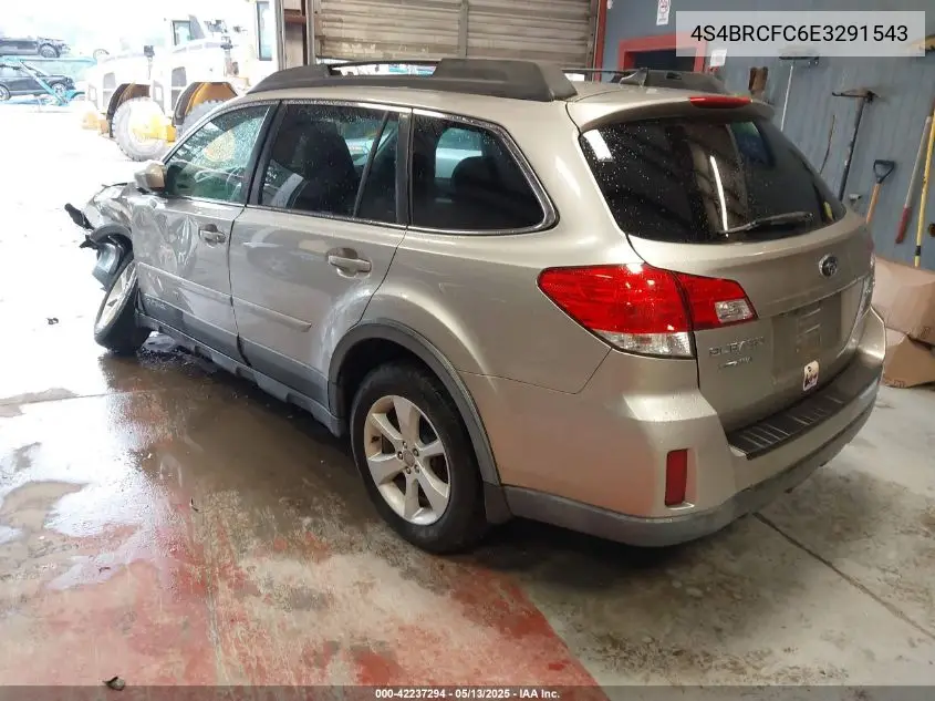 2014 Subaru Outback 2.5I Premium VIN: 4S4BRCFC6E3291543 Lot: 42237294