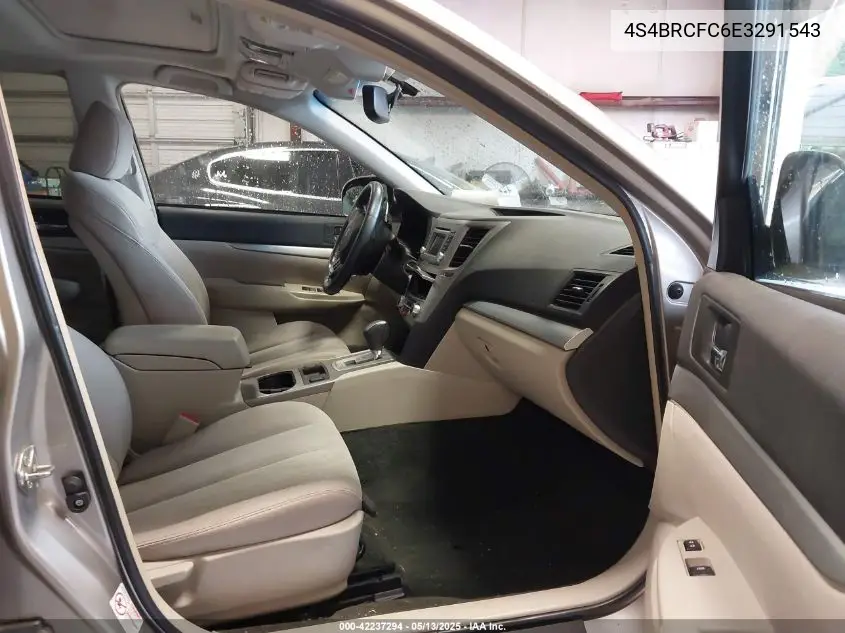 2014 Subaru Outback 2.5I Premium VIN: 4S4BRCFC6E3291543 Lot: 42237294