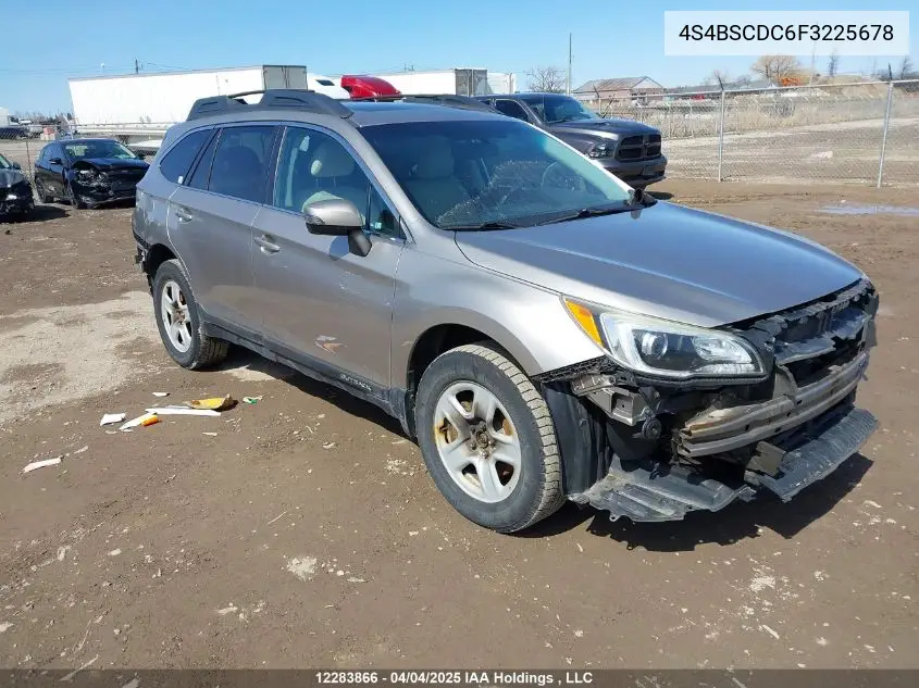 2015 Subaru Outback 2.5I Touring Package VIN: 4S4BSCDC6F3225678 Lot: 12283866