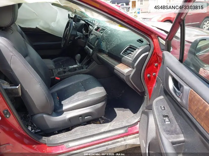 2015 Subaru Outback 2.5I Limited VIN: 4S4BSANC4F3303815 Lot: 42247464