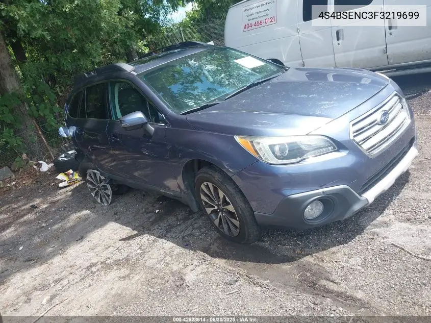2015 Subaru Outback 3.6R Limited VIN: 4S4BSENC3F3219699 Lot: 42628614