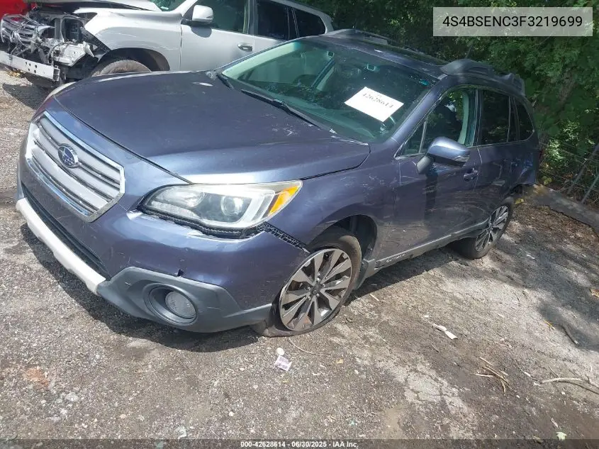 2015 Subaru Outback 3.6R Limited VIN: 4S4BSENC3F3219699 Lot: 42628614