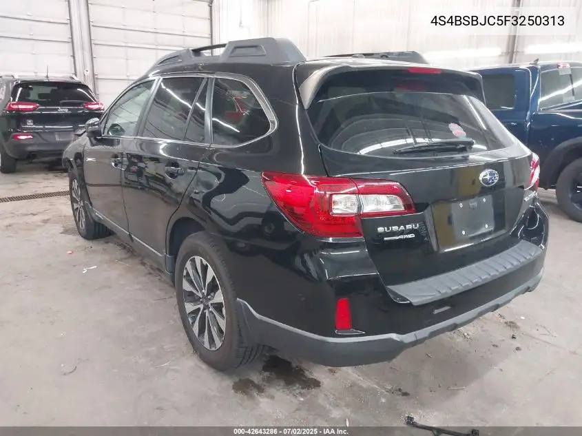 2015 Subaru Outback 2.5I Limited VIN: 4S4BSBJC5F3250313 Lot: 42643286