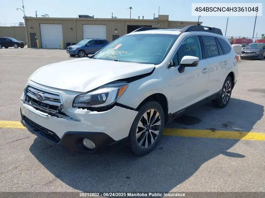 2017 Subaru Outback 2.5I VIN: 4S4BSCNC4H3361048 Lot: 20212802