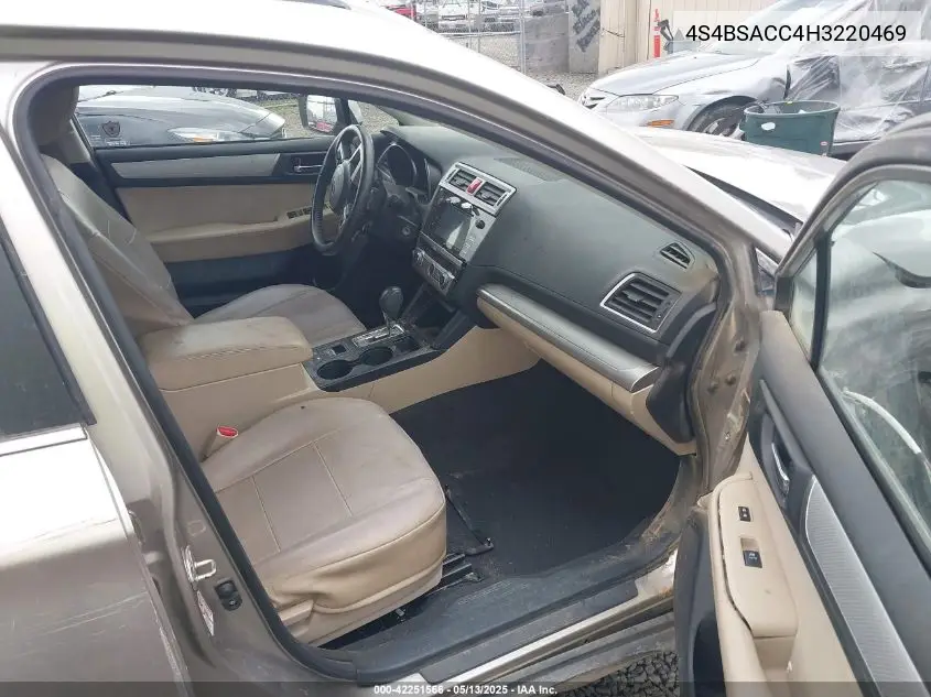 2017 Subaru Outback 2.5I Premium VIN: 4S4BSACC4H3220469 Lot: 42251566