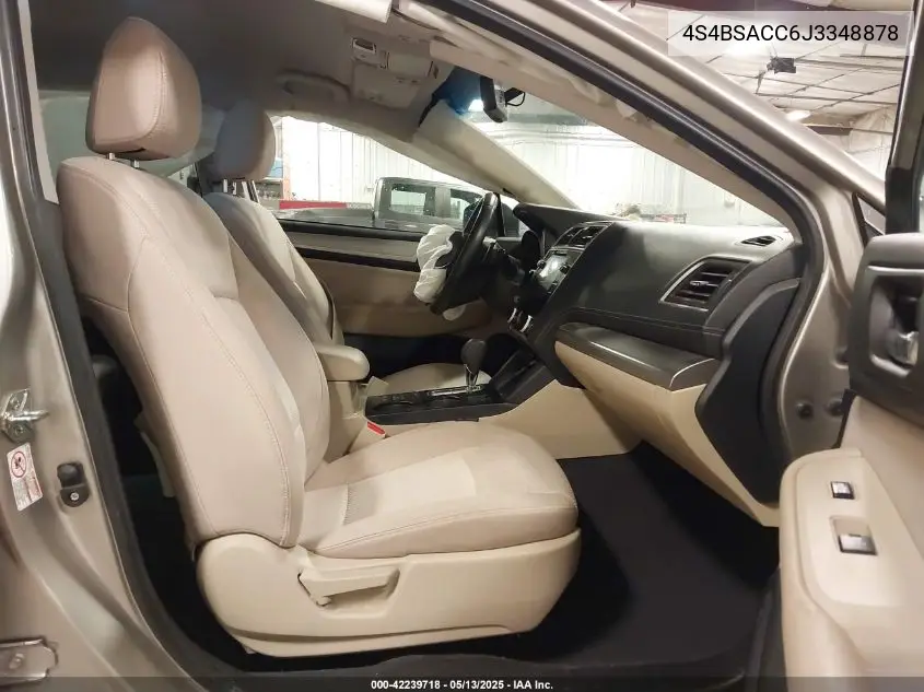 2018 Subaru Outback 2.5I Premium VIN: 4S4BSACC6J3348878 Lot: 42239718