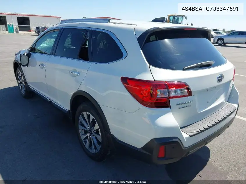 2018 Subaru Outback 2.5I Touring VIN: 4S4BSATC7J3347691 Lot: 42609038