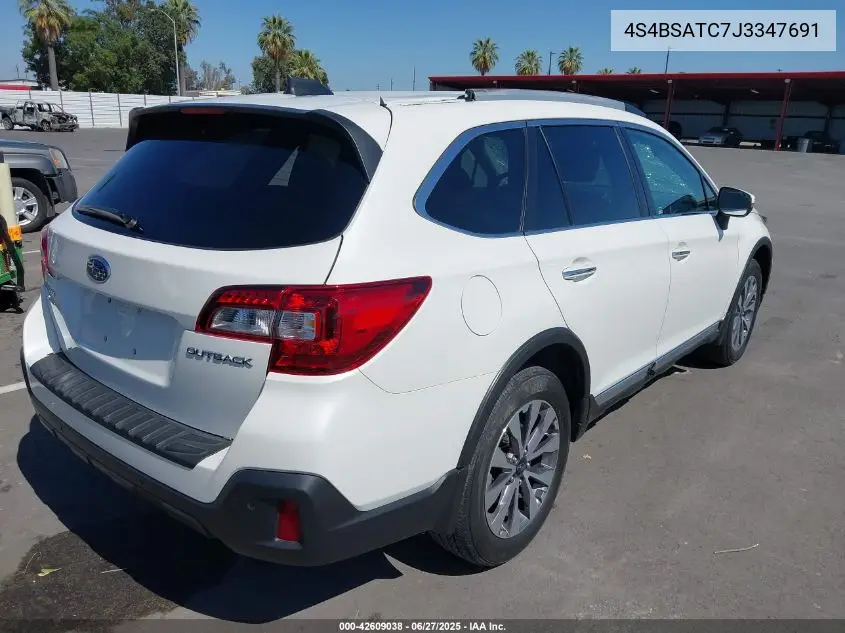 2018 Subaru Outback 2.5I Touring VIN: 4S4BSATC7J3347691 Lot: 42609038