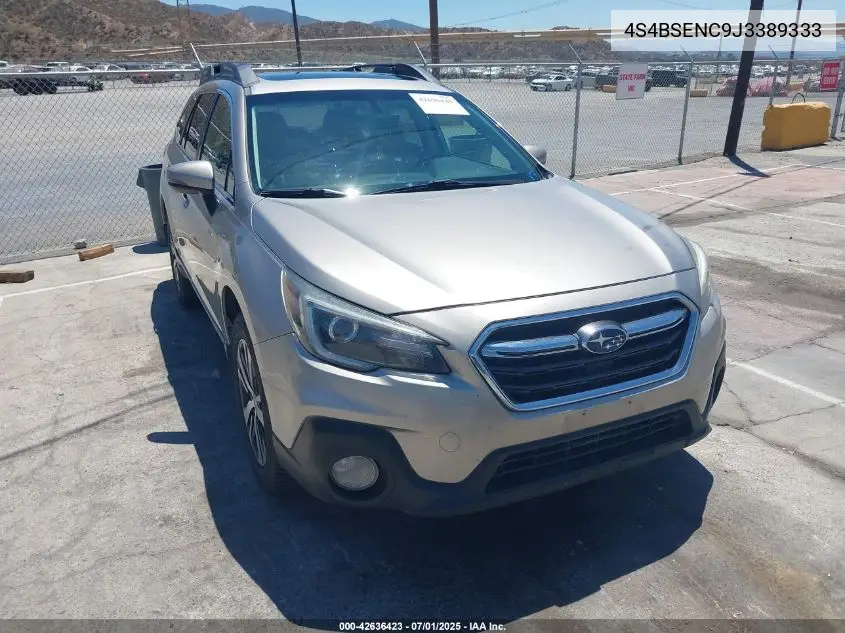 2018 Subaru Outback 3.6R Limited VIN: 4S4BSENC9J3389333 Lot: 42636423