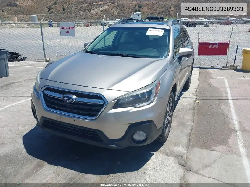 2018 Subaru Outback 3.6R Limited VIN: 4S4BSENC9J3389333 Lot: 42636423