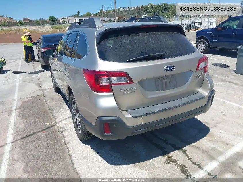 2018 Subaru Outback 3.6R Limited VIN: 4S4BSENC9J3389333 Lot: 42636423