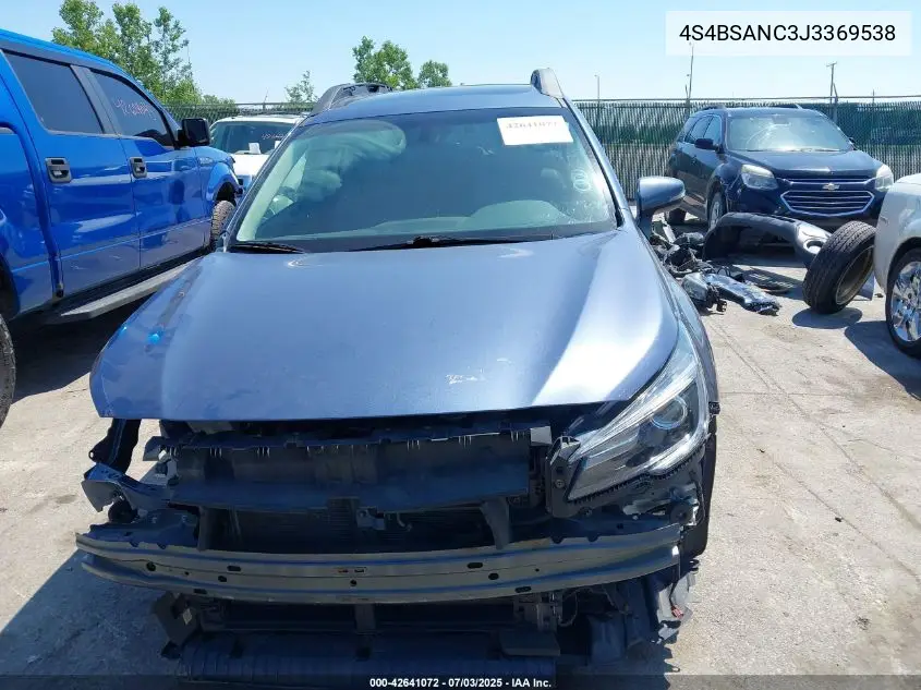 2018 Subaru Outback 2.5I Limited VIN: 4S4BSANC3J3369538 Lot: 42641072