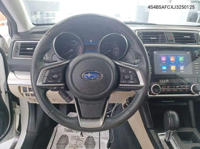 2018 Subaru Outback 2.5I Premium VIN: 4S4BSAFCXJ3250125 Lot: 42673013