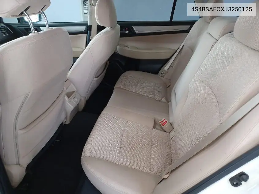 2018 Subaru Outback 2.5I Premium VIN: 4S4BSAFCXJ3250125 Lot: 42673013