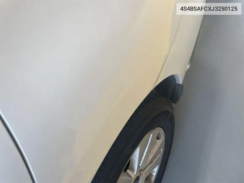 2018 Subaru Outback 2.5I Premium VIN: 4S4BSAFCXJ3250125 Lot: 42673013