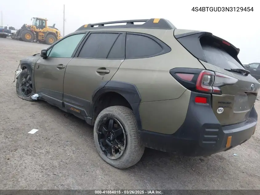 2022 Subaru Outback Wilderness VIN: 4S4BTGUD3N3129454 Lot: 41884015