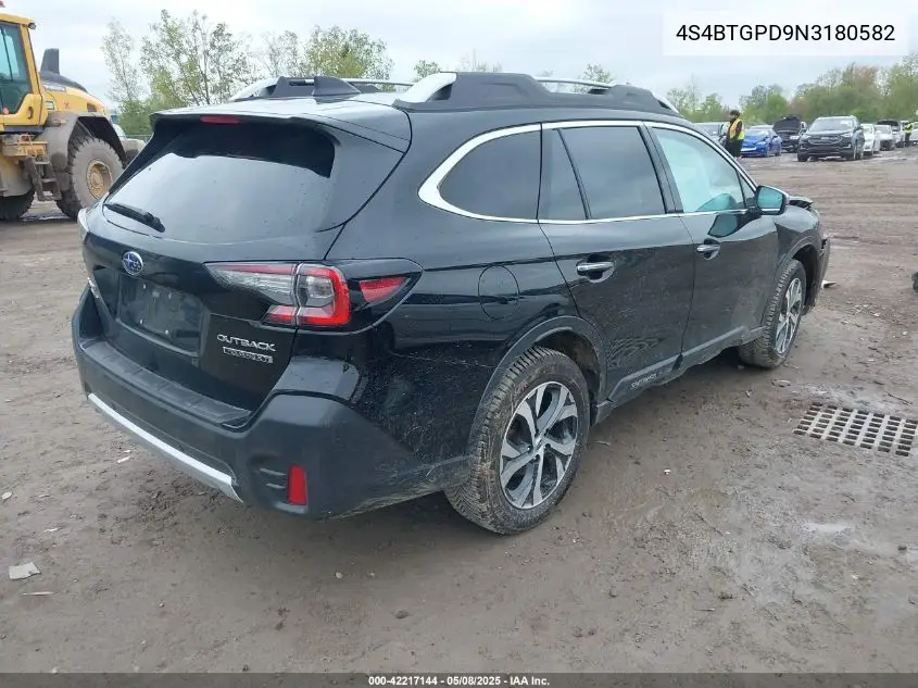 2022 Subaru Outback Touring Xt VIN: 4S4BTGPD9N3180582 Lot: 42217144
