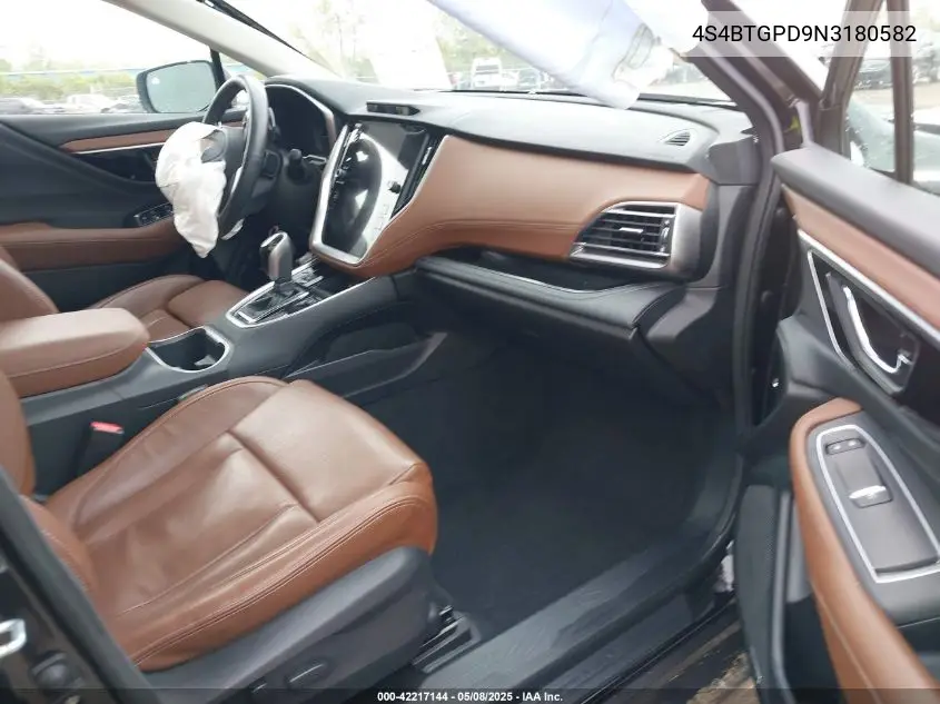 2022 Subaru Outback Touring Xt VIN: 4S4BTGPD9N3180582 Lot: 42217144