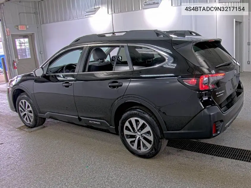 2022 Subaru Outback Premium VIN: 4S4BTADC9N3217154 Lot: 42245338