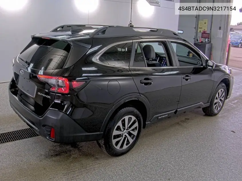 2022 Subaru Outback Premium VIN: 4S4BTADC9N3217154 Lot: 42245338