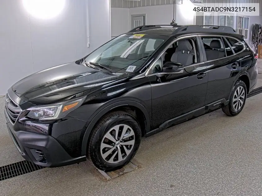 2022 Subaru Outback Premium VIN: 4S4BTADC9N3217154 Lot: 42245338
