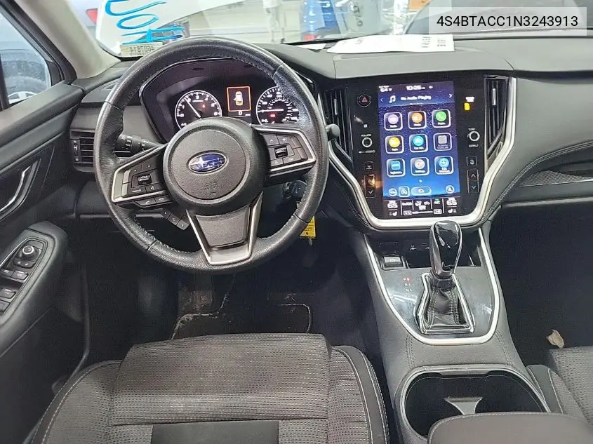 2022 Subaru Outback Premium VIN: 4S4BTACC1N3243913 Lot: 42254585