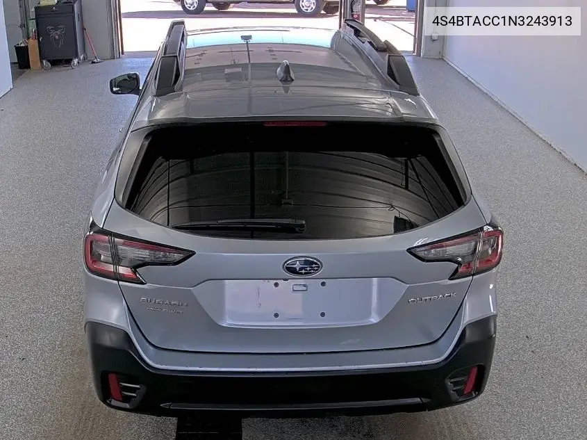 2022 Subaru Outback Premium VIN: 4S4BTACC1N3243913 Lot: 42254585