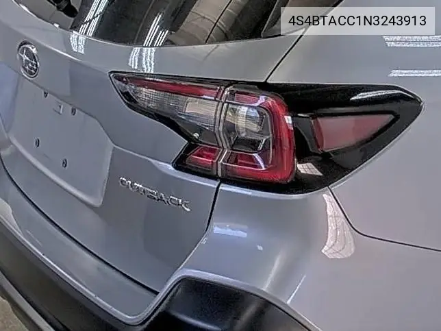 2022 Subaru Outback Premium VIN: 4S4BTACC1N3243913 Lot: 42254585