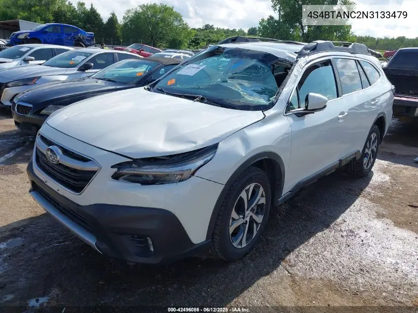 2022 Subaru Outback Limited VIN: 4S4BTANC2N3133479 Lot: 42496086